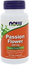 Passion Flower Capsules, 350mg - Now Foods Passion Flower — photo N1