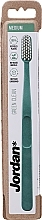 Toothbrush, medium, turquoise-green - Jordan Green Clean — photo N1