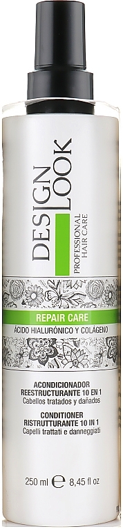 Reconstructing Hair Cream Spray - Design Look Repair Care Spray Cream — photo N2