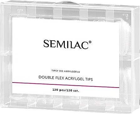 Nail Extension Tips - Semilac Double Flex Acrylgel Dual Tips — photo N1