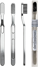 Toothbrush, hard - Dentissimo Hard Silver — photo N18