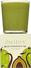 Fragrances, Perfumes, Cosmetics Soy Candle - Pacifica Mediterranean Fig Soy Candle