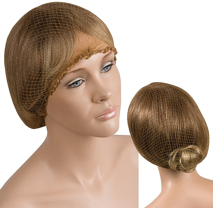 Hair Net, light brown, 01049/65 - Eurostil — photo N1