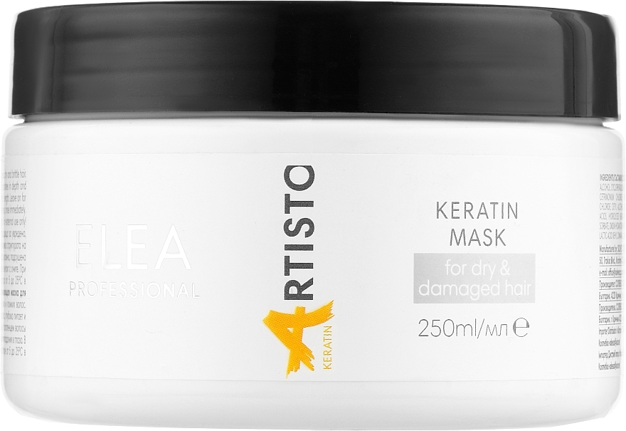 Repairing Keratin Hair Mask - Elea Professional Artisto Keratin Mask — photo N1