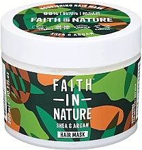 Fragrances, Perfumes, Cosmetics Nourishing Mask for Dry Hair - Faith In Nature Nourishing Hair Mask Shea & Argan