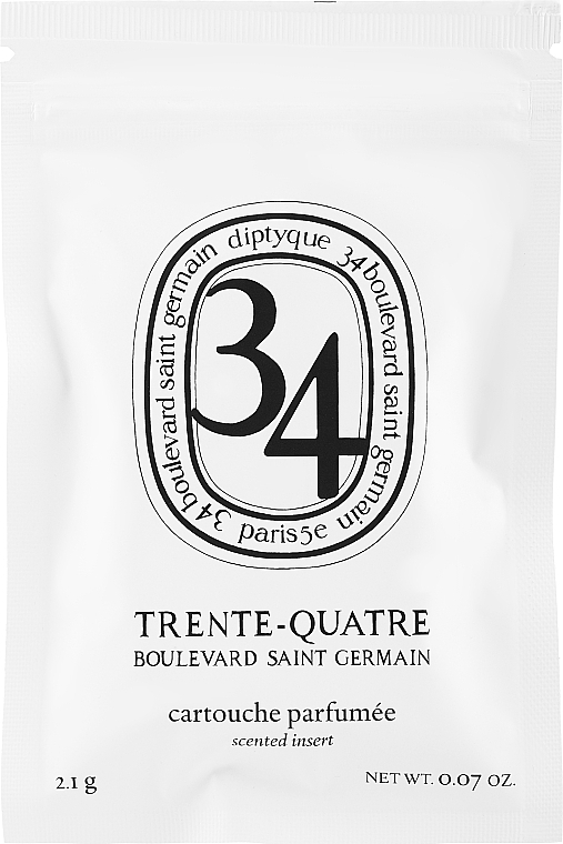 Diptyque 34 boulevard Saint Germain - Car Air Freshener (refill) — photo N2