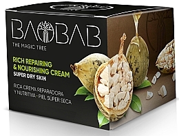 Body Cream "Baobab" - Diet Esthetic Restorative and Nourishing Cream — photo N10