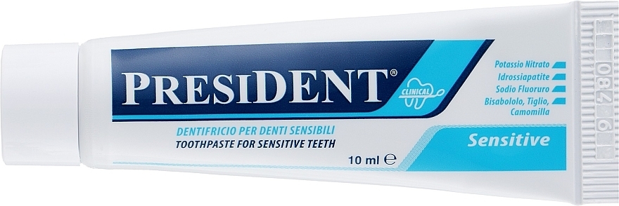 Toothpaste for Sensitive Teeth "Sensitive Clinical" - PresiDENT (mini size) — photo N1