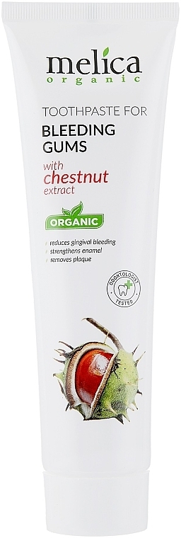 Chestnut Extract Toothpaste - Melica Organic  — photo N1