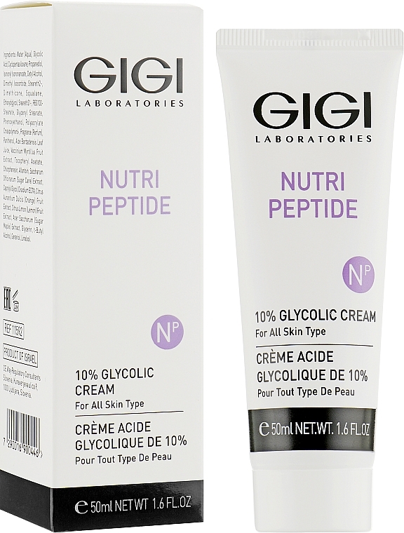 Peptide Cream with 10% Glycolic Acid - Gigi Nutri-Peptide 10% Glycolic Cream — photo N10