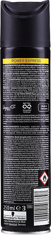 Hair Spray - Schwarzkopf Taft Power Express Mega Strong 5 — photo N8