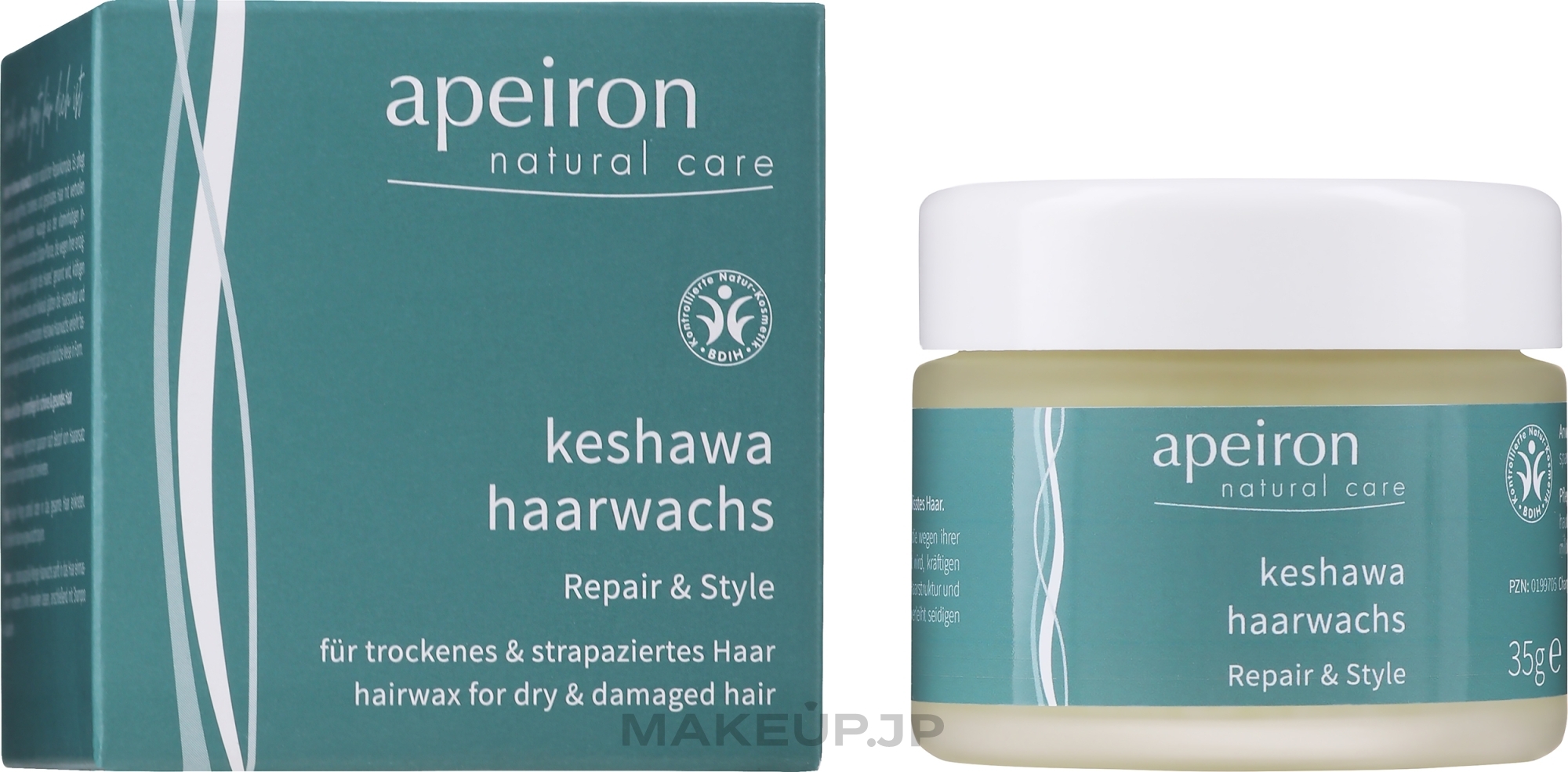 Hair Wax - Apeiron Keshawa Hair Wax — photo 35 g