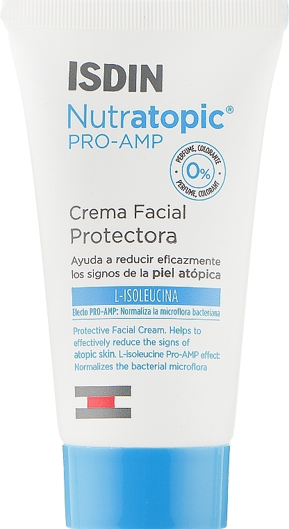 Facial Cream for Atopic Dermatitis Skin - Isdin Nutratopic Facial Cream Pro-Amp — photo N2