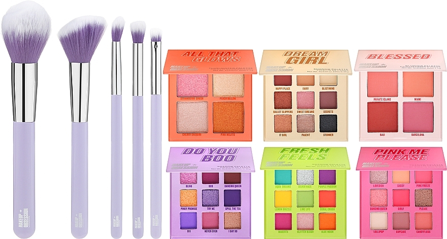 Gift Set, 11 items - Makeup Obsession Be Obsessed Palette Vault — photo N4