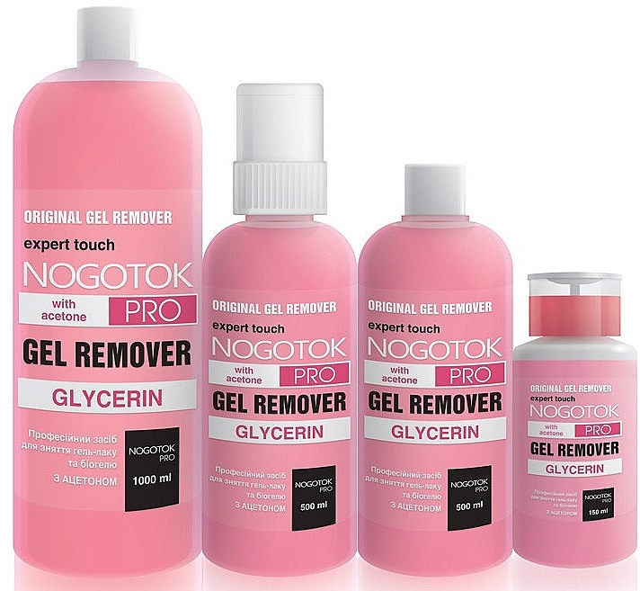 Gel Polish Remover with Pump Dispenser - Nogotok Gel Remover Pro — photo N1