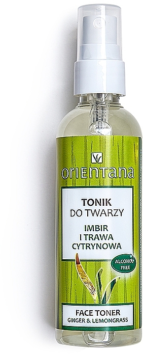 Face Tonic "Ginger and Lemongrass" - Orientana Face Toner Ginger & Lemongrass — photo N1