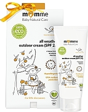 Fragrances, Perfumes, Cosmetics Hypoallergenic Protective Cream - Momme Baby Natural Care All Weather Outdoor Cream SPF25