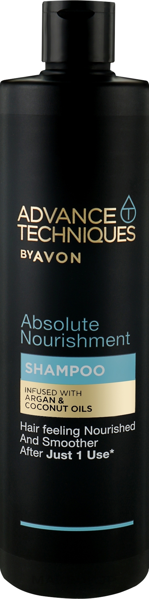 Nourishing Argan & Coconut Oils Hair Shampoo - Avon Advance Techniques Absolute Nourishment Shampoo — photo 400 ml