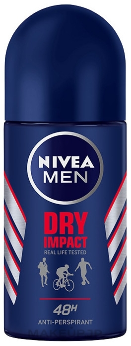 Men Roll-On Antiperspirant Deodorant "Strong Protection" - NIVEA MEN Dry Impact  — photo 50 ml