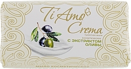 Fragrances, Perfumes, Cosmetics Toilet Soap with Olive Extract - Soap Traditions Ti Amo Crema 