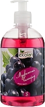 Fragrances, Perfumes, Cosmetics Musk Grape Liquid Soap, with dispenser - EkoLan