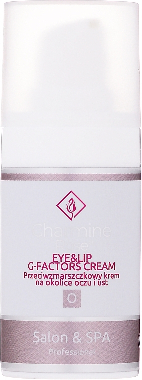 Anti-Wrinkle Eye & Lip Cream - Charmine Rose G-Factors Eye&Lip Cream — photo N1