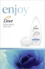 Fragrances, Perfumes, Cosmetics Set - Dove Enjoy Body Wash Gift Set (soap/90g + sh/gel/250ml)	