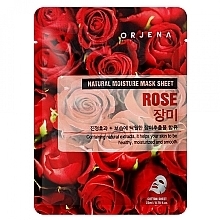 Rose Sheet Mask - Orjena Natural Moisture Mask Sheet Rose — photo N1