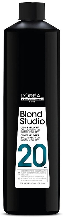 Oxidant 6% - L'Oreal Professionnel Blond Studio 9 Oil Developer 20Vol — photo N1