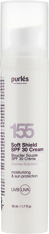 Moisturizing Sunscreen Cream - Purles Derma Solution 155 Soft Shield Cream Spf30 — photo N3