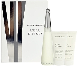 Fragrances, Perfumes, Cosmetics Issey Miyake Leau Dissey - Set (edt/50ml + sh/gel/50ml + b/lot/50ml)