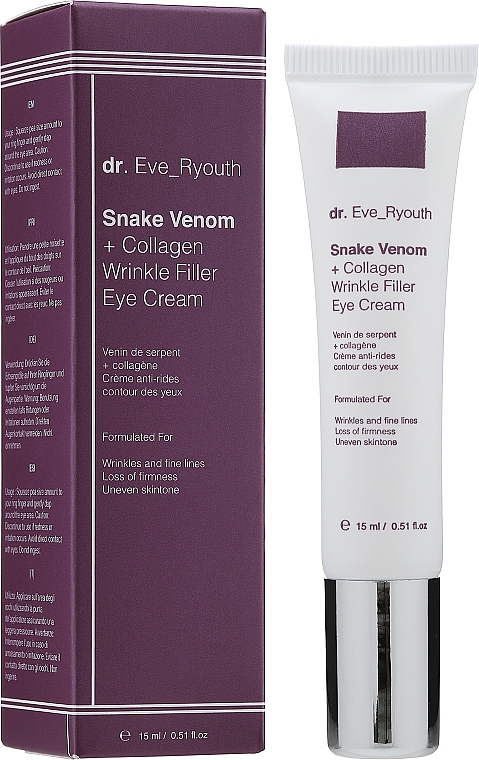 Eye Cream - Dr. Eve_Ryouth Snake Venom + Collagen Wrinkle Filler Eye Cream — photo N4