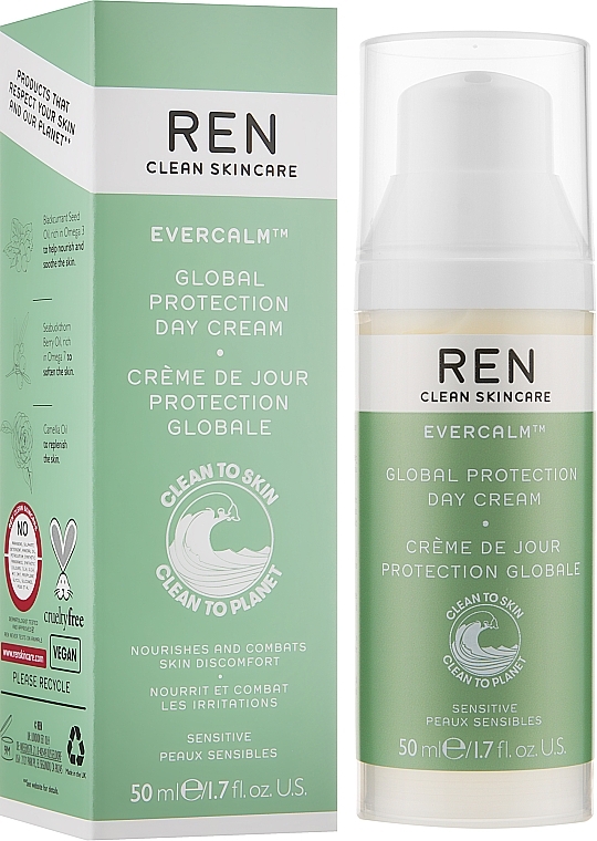 Protective Day Cream - Ren Clean Skincare Ultra Moisture Day Cream — photo N11