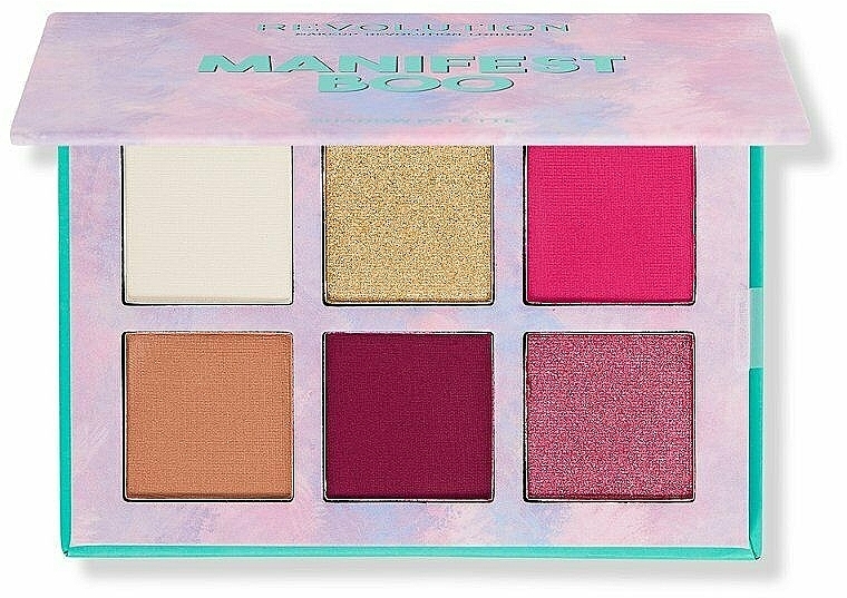 Eyeshadow Palette - Makeup Revolution Power Shadow Palette Manifest Boo — photo N5