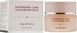 Fragrances, Perfumes, Cosmetics Night Lip Mask - Klavuu Nourishing Care Lip Sleeping Pack