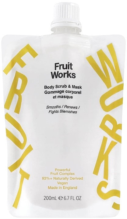 ボディスクラブ & マスク - Fruit Works Body Scrub & Mask — photo N1