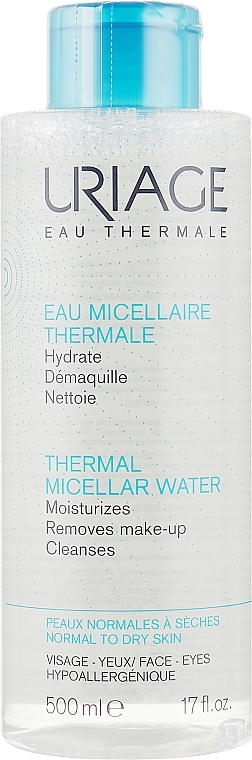 Micellar Water for Dry and Normal Skin - Uriage Thermal Micellar Water Normal to Dry Skin — photo N18