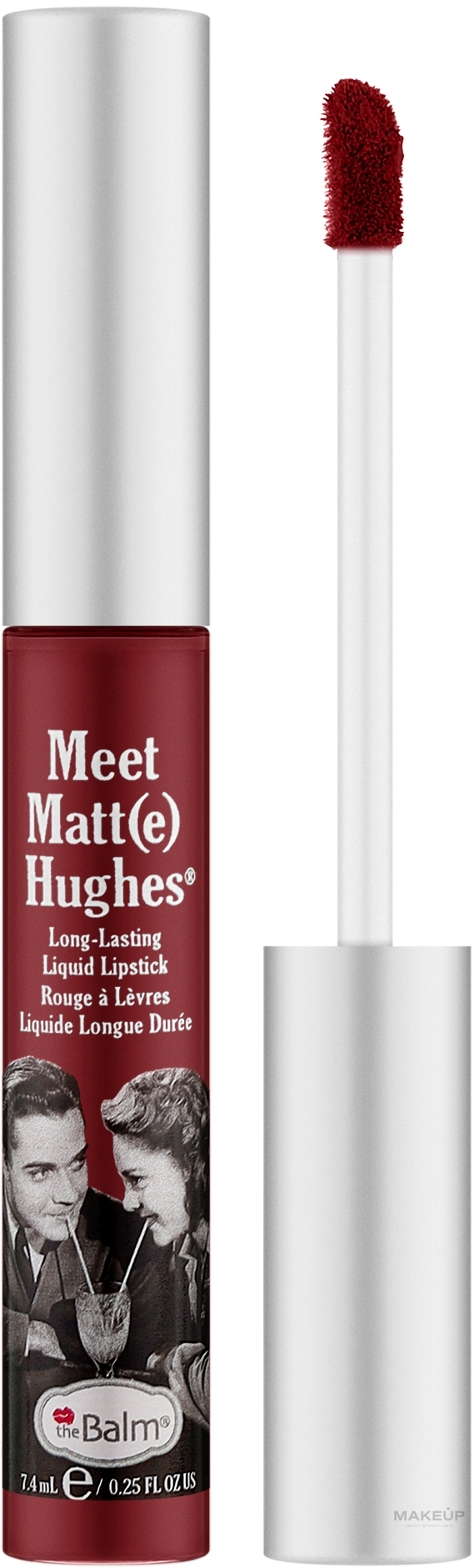 Liquid Lipstick - TheBalm Meet Matte Hughes Long Lasting Liquid Lipstick — photo Adoring (Merlot)