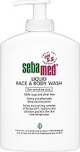 Cleansing Face and Body Lotion with Pump - Sebamed Liquid Face and Body Wash — photo N3