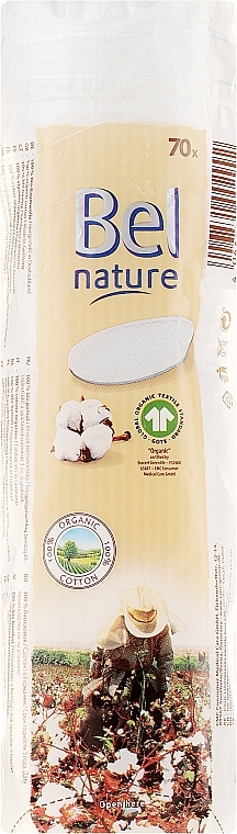 Cosmetic Cotton Pads, round - Bel Premium Bio Nature Pads  — photo N3