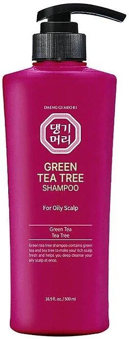 Green Tea Tree Shampoo for Oily Scalp - Daeng Gi Meo Ri Green Tea Tree Shampoo for Oily Scalp — photo N1