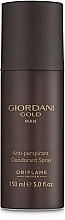 Fragrances, Perfumes, Cosmetics Oriflame Giordani Gold Man - Atiperspirant Deodorant-Spray