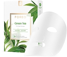 Cleansing Sheet Mask for Combination Skin - Foreo Green Tea Sheet Mask — photo N1