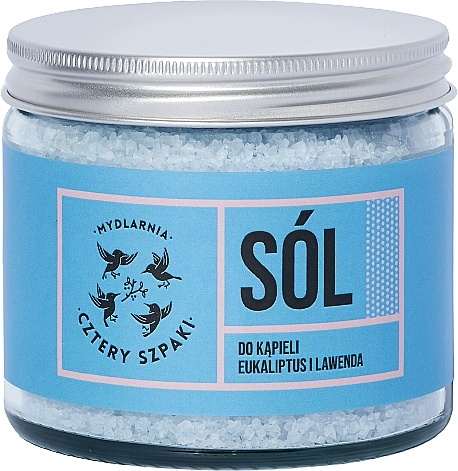 Eucalyptus & Lavender Bath Salt - Cztery Szpaki — photo N1