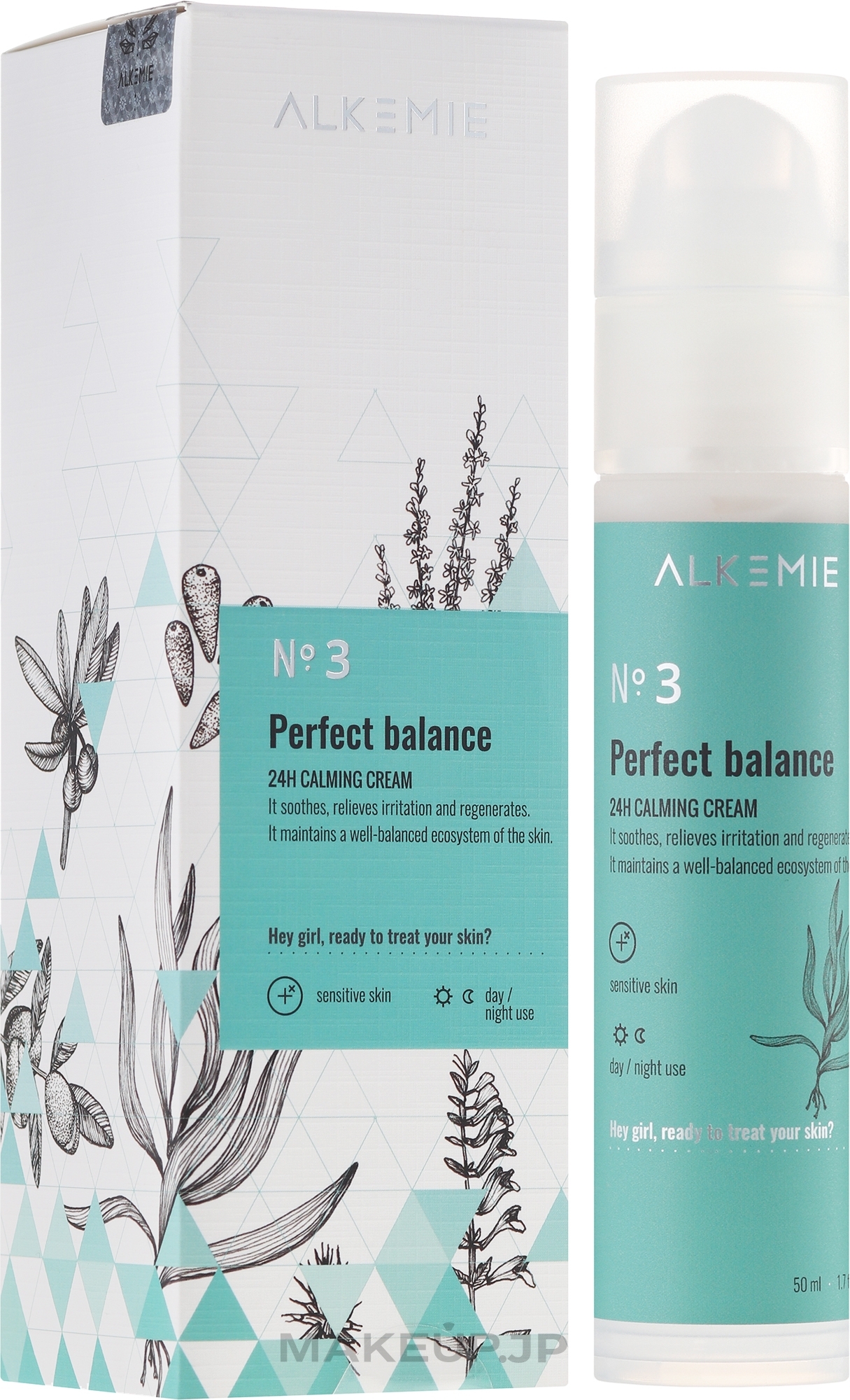 Face Cream - Alkmie Perfect Balance 24H Calming Cream — photo 50 ml