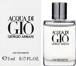 GIFT! Giorgio Armani Acqua Di Gio Pour Homme - Eau de Parfum (mini size) — photo N2