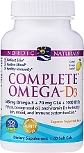 Dietary Supplement "Complete Omega-D3", lemon - Nordic Naturals Complete Omega- D3 Lemon — photo N14