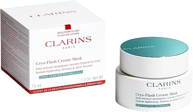 Face Cream Mask - Clarins Cryo-Flash Cream-Mask — photo N1