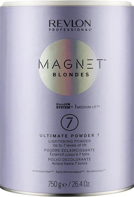 Ammonia-Free Hair Bleaching Powder - Revlon Professional Magnet Blondes 7 Ultimate Powder — photo N2