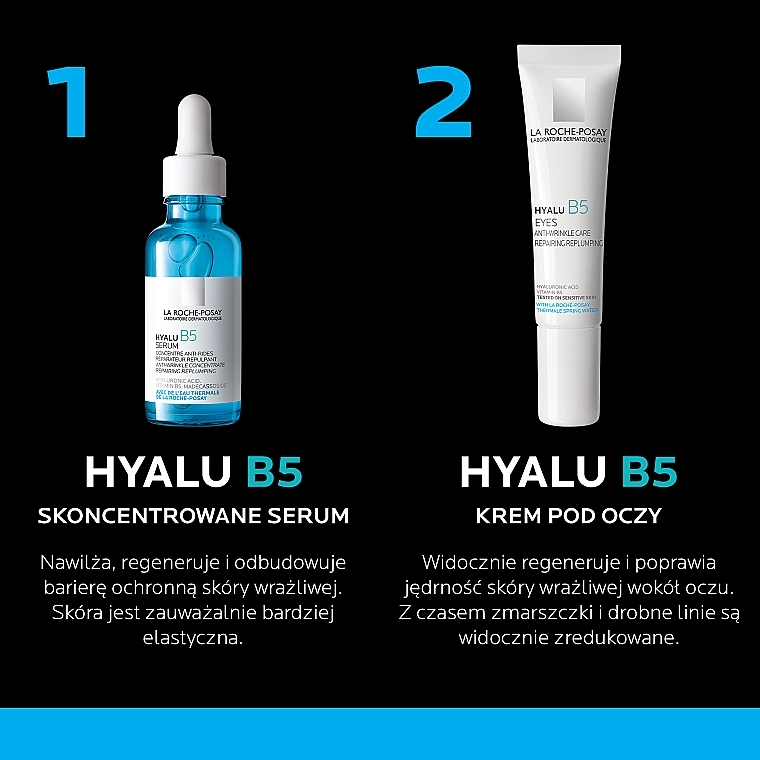 Face Care Set - La Roche-Posay Hyalu B5 (ser/30ml + eye/cr/15ml) — photo N4